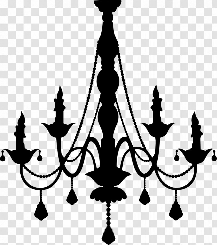 Vector Graphics Chandelier Silhouette Clip Art - Drawing Transparent PNG