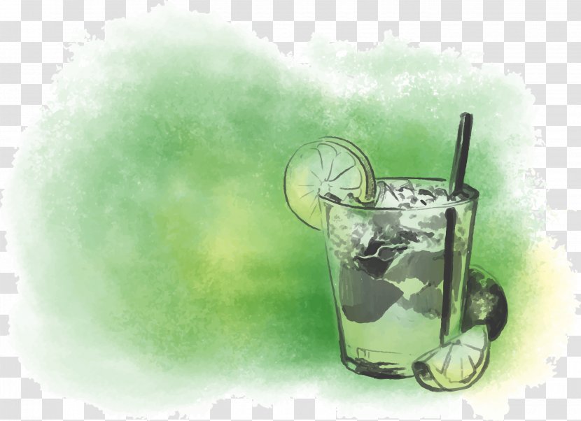 Caipirinha Juice Cocktail Ti Punch Tea - Vector Transparent PNG
