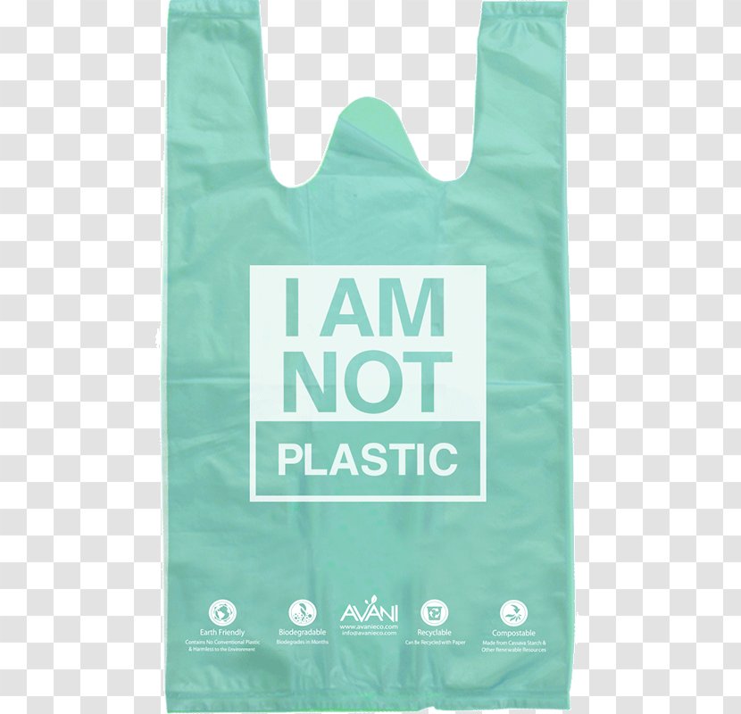 Plastic Bag Biodegradable - Aqua Transparent PNG
