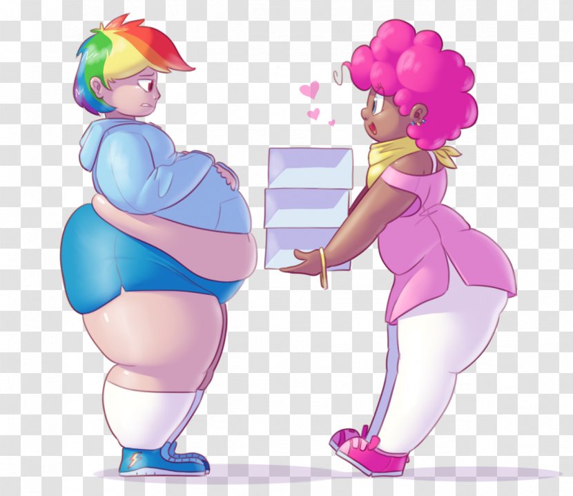 Pinkie Pie Rainbow Dash Diabetes Mellitus Homo Sapiens - Frame - Belly Transparent PNG