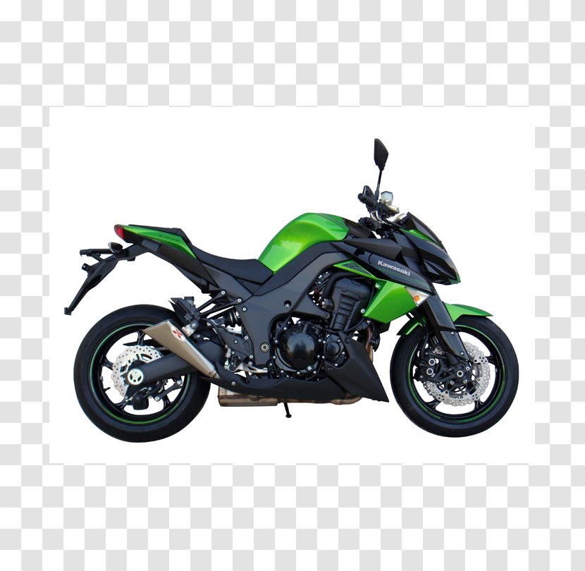 Exhaust System Kawasaki Z1000 Ninja 1000 Akrapovič Motorcycle Transparent PNG