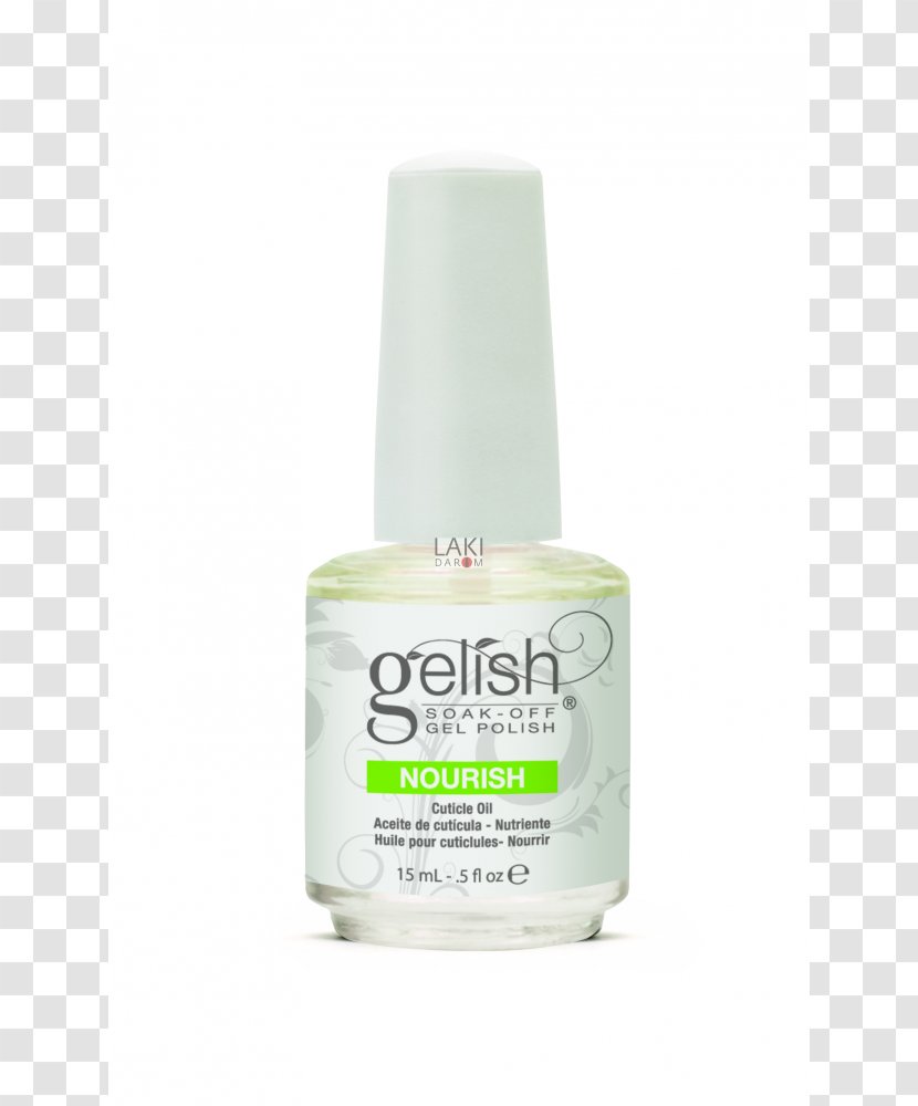 Cosmetics Nail Harmony NOURISH Cuticle Oil Gelish Nourish 15mL Polish - Dripping Transparent PNG