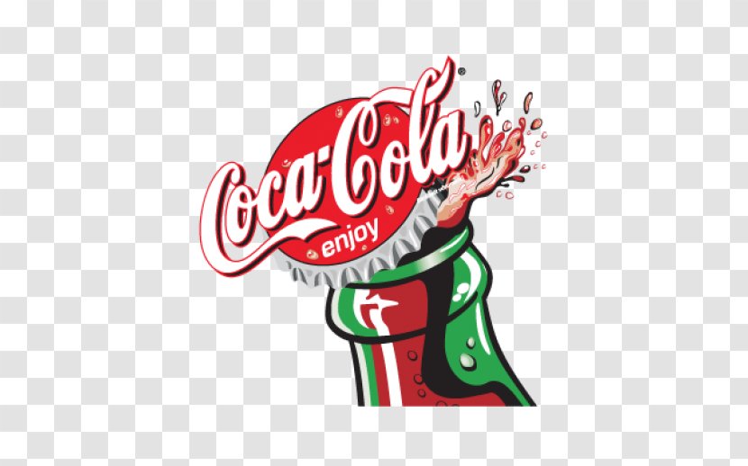 Coca-Cola Cherry Diet Coke Fizzy Drinks - Logo - Coca Cola Transparent PNG