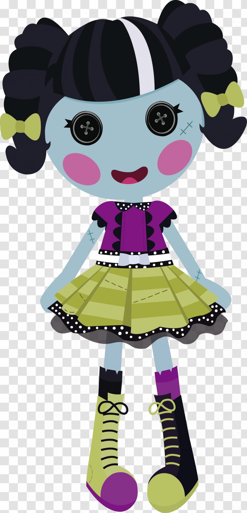 Lalaloopsy Stitch Sewing Doll - Rag - Stitched Vector Transparent PNG