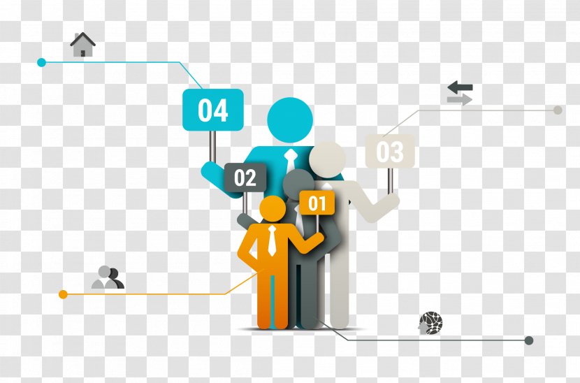 Infographic Adobe Illustrator Diagram - PPT Business People Transparent PNG