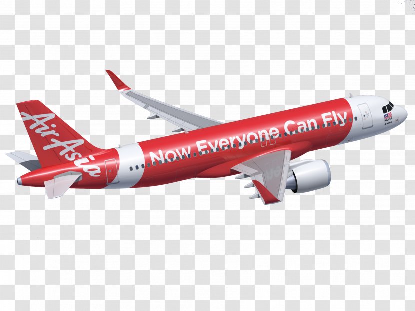 Kochi Flight Airplane AirAsia Airline - Wide Body Aircraft - Asia Transparent PNG