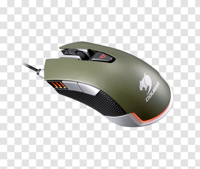 Computer Mouse Cougar Pelihiiri Logitech Razer Inc. - Inc - Army Green Transparent PNG