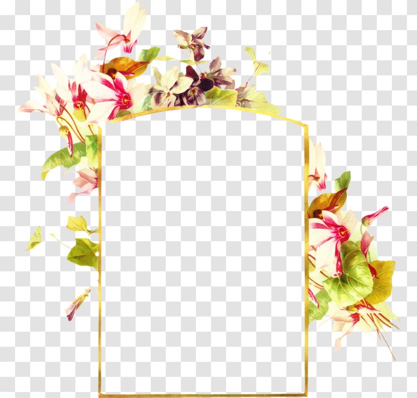 Watercolor Background Frame - Picture Frames - Plant Transparent PNG