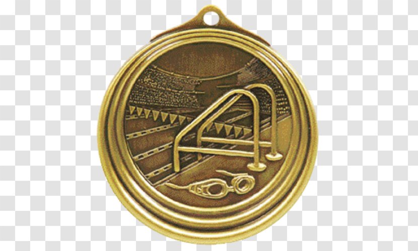 Bronze Medal Award Gold Commemorative Plaque - Lifesaving - Classical Transparent PNG