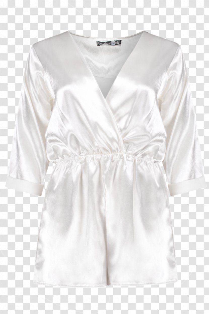 Robe Sleeve Satin Dress Blouse Transparent PNG