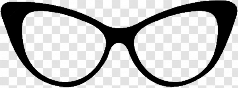 Cat Eye Glasses Goggles Clip Art - Eyewear - Eyeglasses Transparent PNG