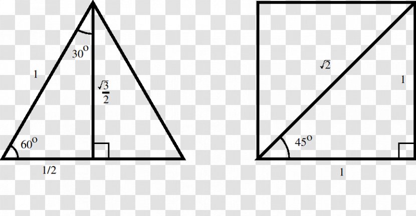 Triangle Law Of Cosines Sines Area - Rectangle - Triangles Transparent PNG