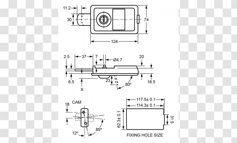 Door Handle Lock - Cartoon Transparent PNG