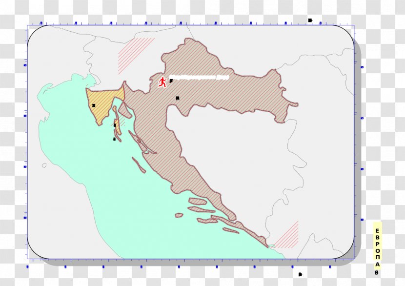 Via Dinarica Dinaric Alps Risnjak National Park Paklenica Plitvice Lakes - Longdistance Trail - Old Maps Transparent PNG