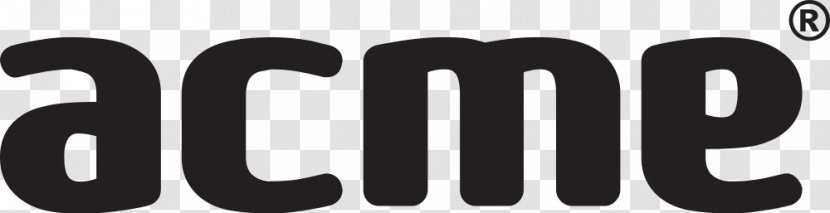 Logo ACME Grupe Font - Black And White - Manufacturing Transparent PNG