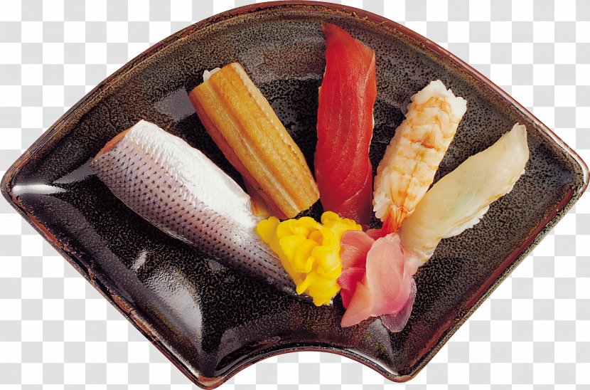 Sushi Sashimi Japanese Cuisine Makizushi - Comfort Food - Exquisite Wobble Transparent PNG