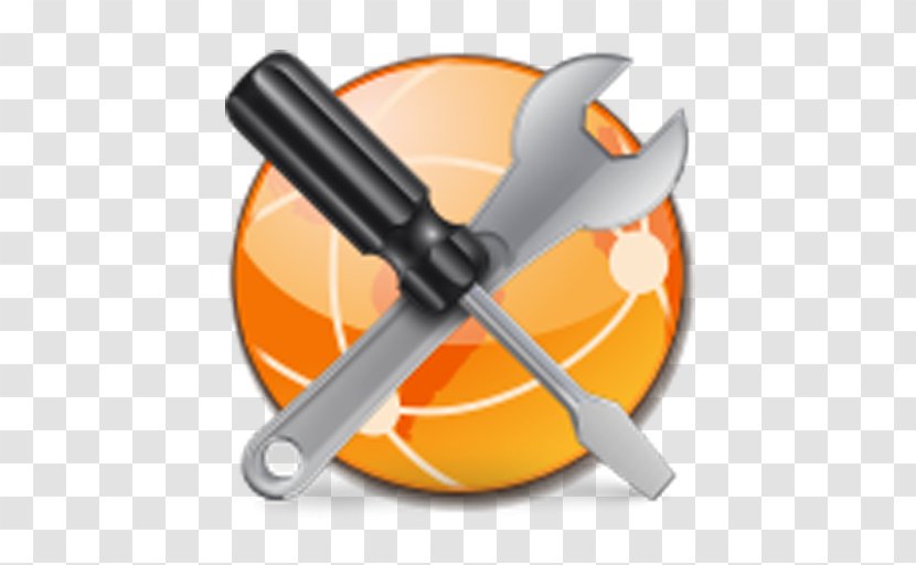 Download Laptop - Computer Network - Orange Transparent PNG