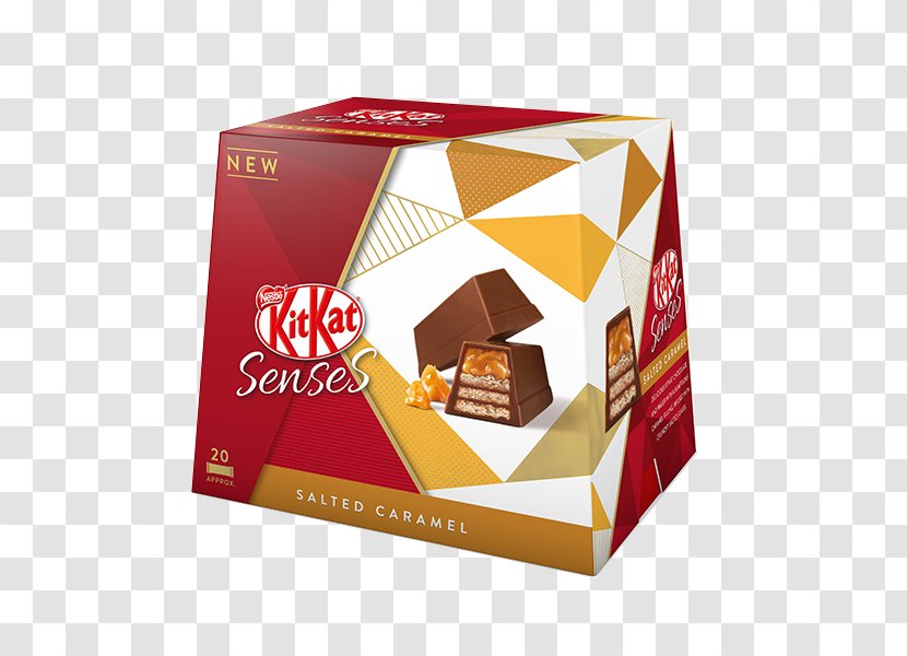 Kit Kat Chocolate Bar Praline Nestlé - Carton - Caramel Cream Transparent PNG