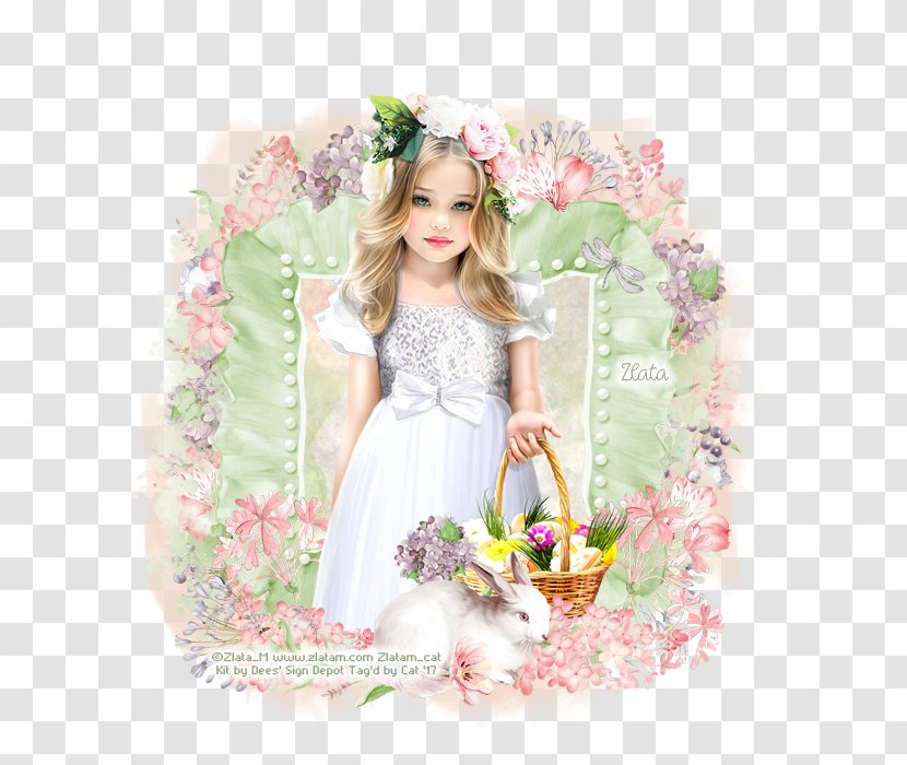 Floral Design Flower Bouquet Pink M Gown - Happy Easter Day Transparent PNG