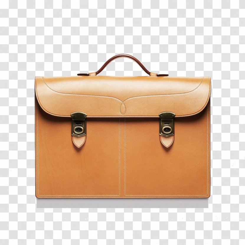 Briefcase Leather Handbag Handle - Alfred Dunhill - Bag Transparent PNG