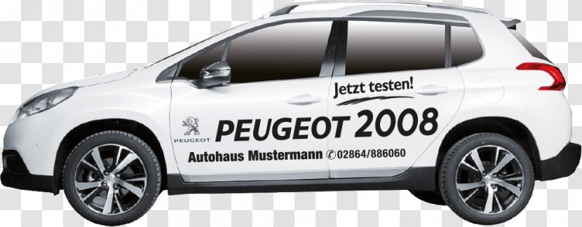 Tire Sport Utility Vehicle City Car Bumper - Peugeot 2008 Transparent PNG