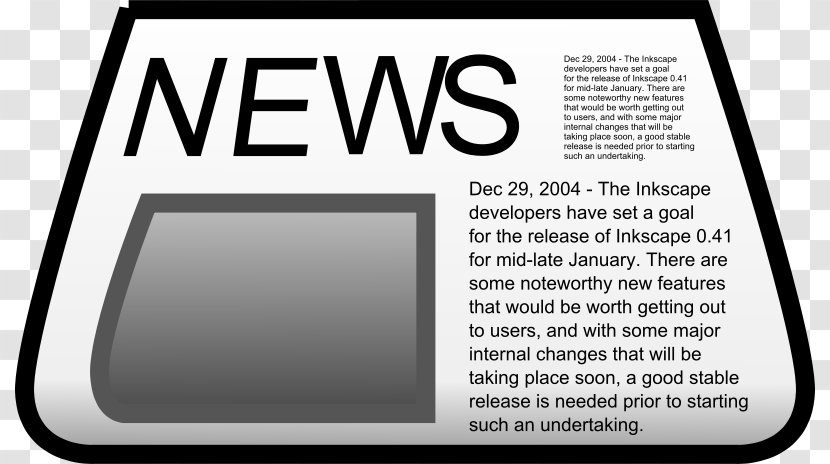 Newspaper Clip Art - Breaking News - Times Journal Transparent PNG