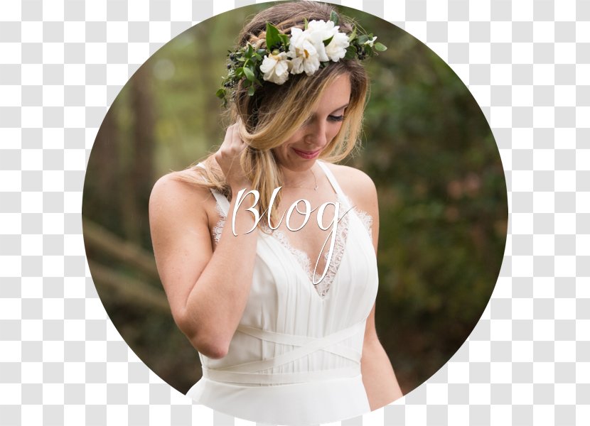 Bride Flower Bouquet Headpiece Wedding Dress - Arranging Transparent PNG