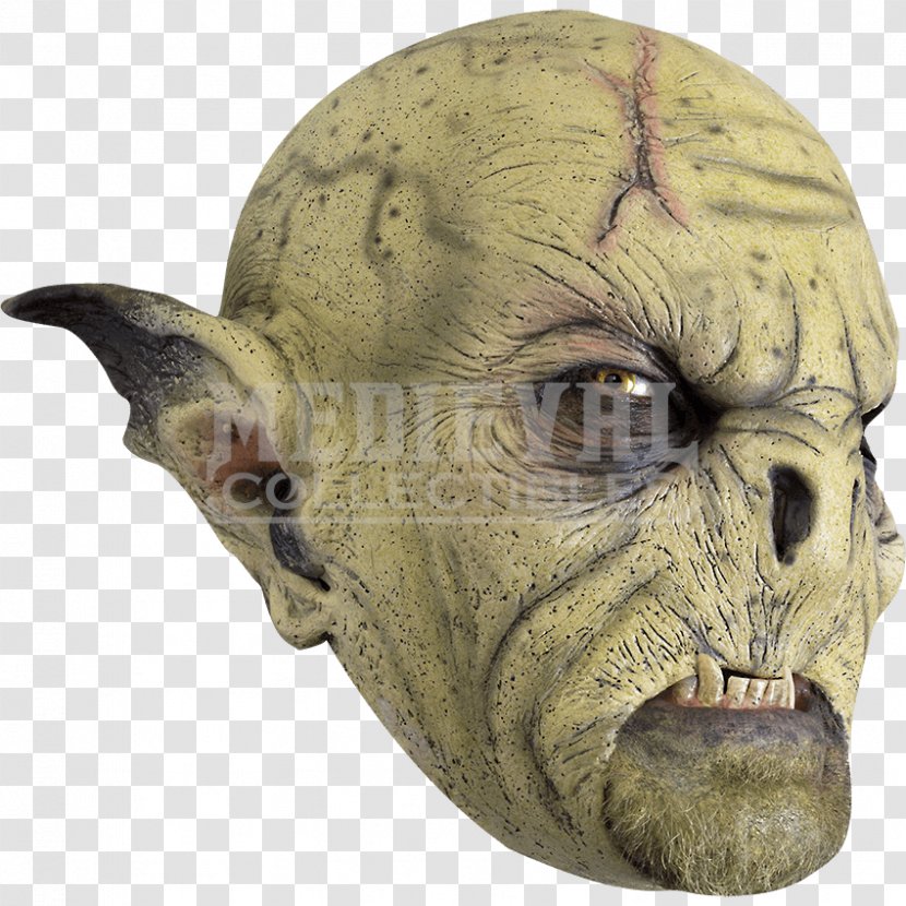 Warcraft: Orcs & Humans Mask Larp Axe Carnival - Costume Transparent PNG