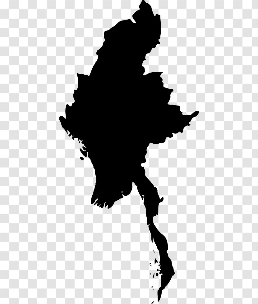 Burma Flag Of Myanmar Map - Tree Transparent PNG