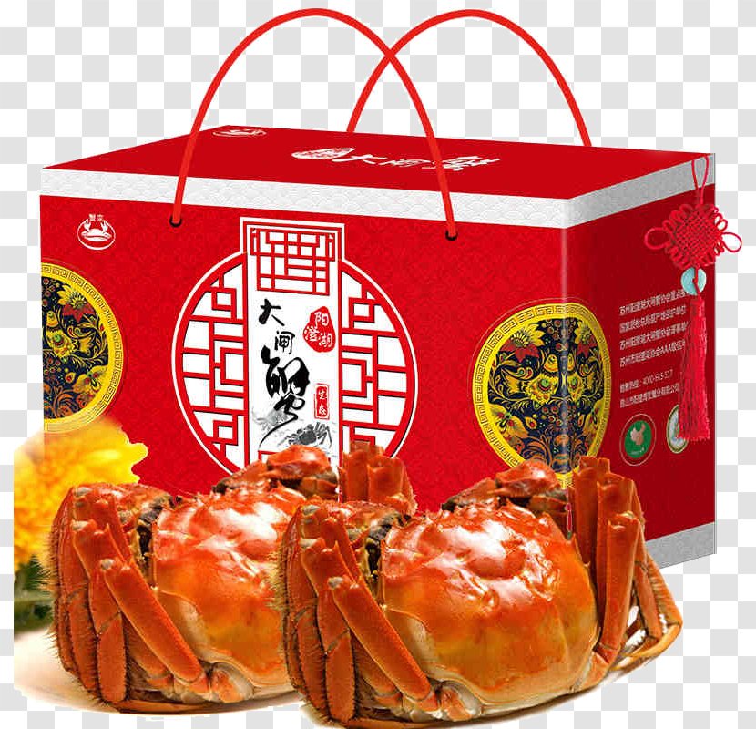 Yangcheng Lake Large Crab Bachengzhen Chinese Mitten - Gift Crabs Main Map Transparent PNG