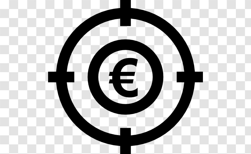 Shooting Target Bullseye Symbol Clip Art - Black And White - Business Transparent PNG