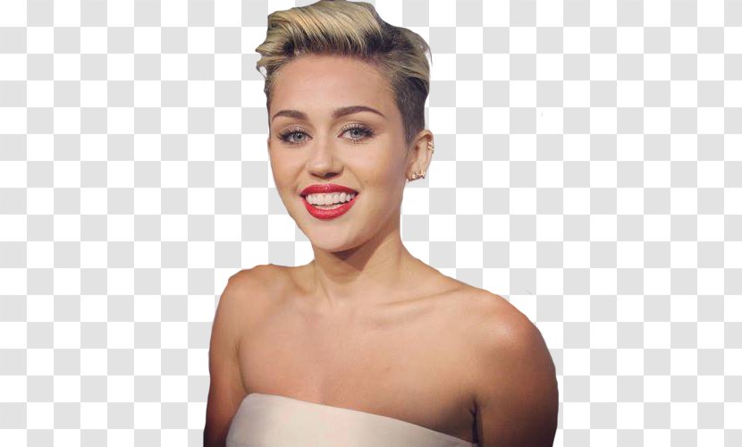 Miley Cyrus Long Hair Coloring Beauty - Heart Transparent PNG