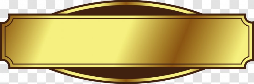 Brand Material Metal Yellow - Symbol - Golden Sparkle Label Transparent PNG