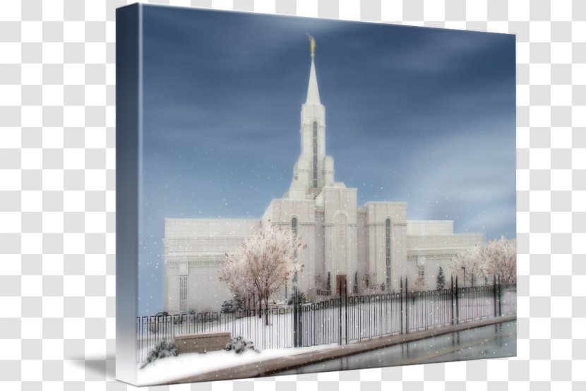 Bountiful Gallery Wrap Latter Day Saints Temple Place Of Worship - Facade - Lds Transparent PNG