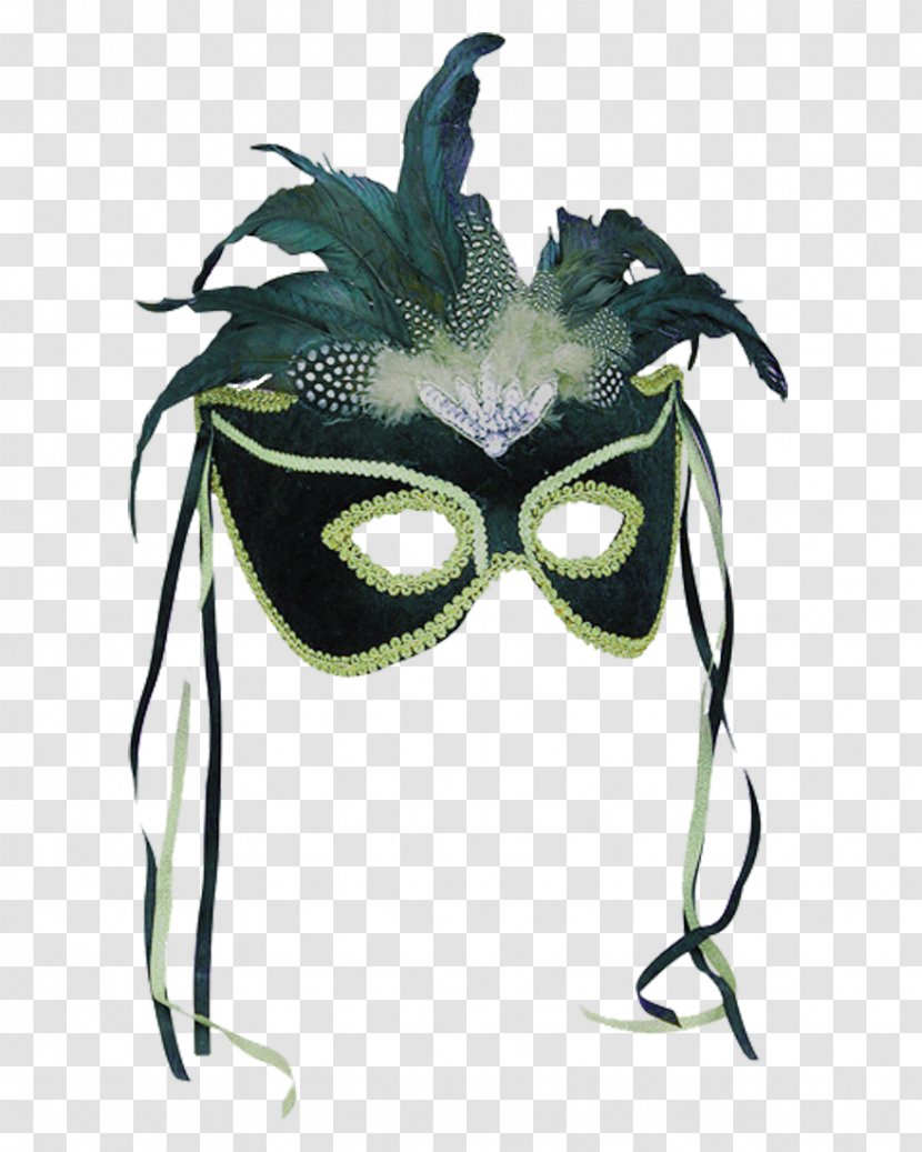 Mask Masquerade Ball Mardi Gras Feather Costume Transparent PNG