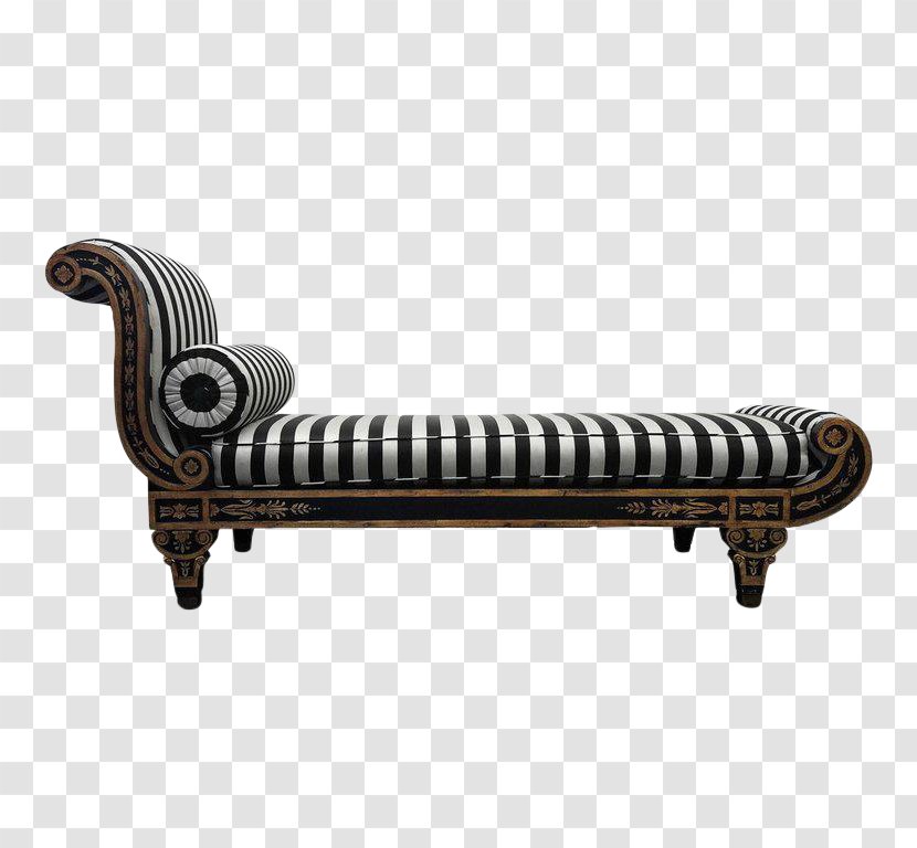 Chaise Longue Daybed Chair Couch Furniture - Empire Style Transparent PNG