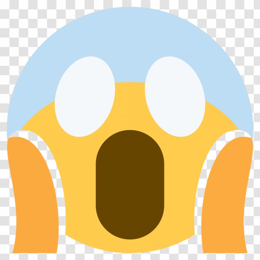 Emojipedia Screaming Fear Emoticon - Nose - Emoji Face Transparent PNG