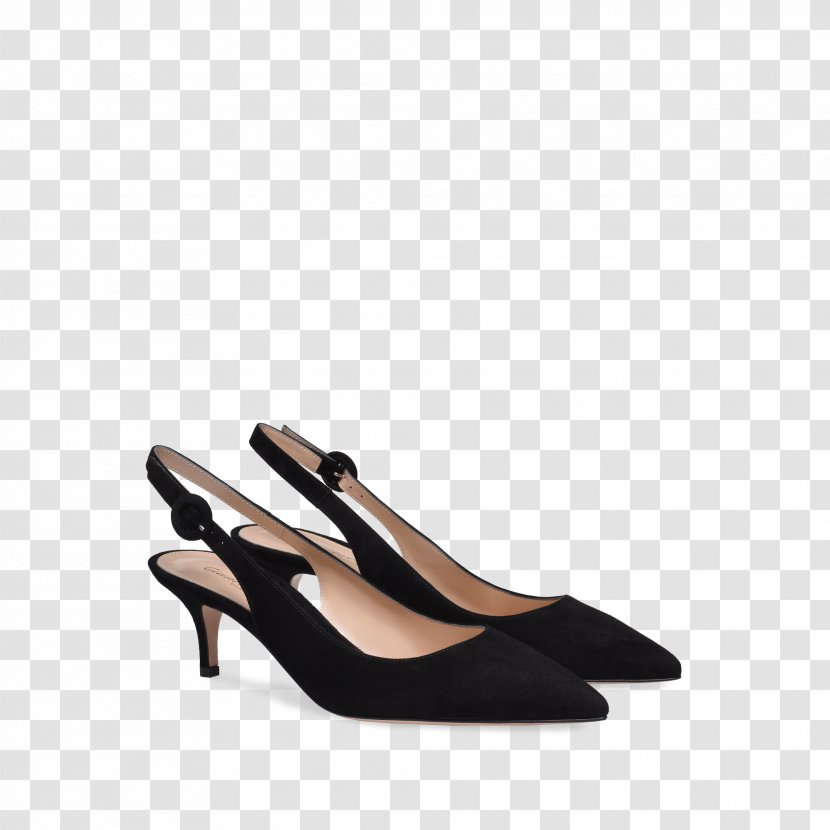 Suede Heel Shoe Sandal - High Heeled Footwear Transparent PNG