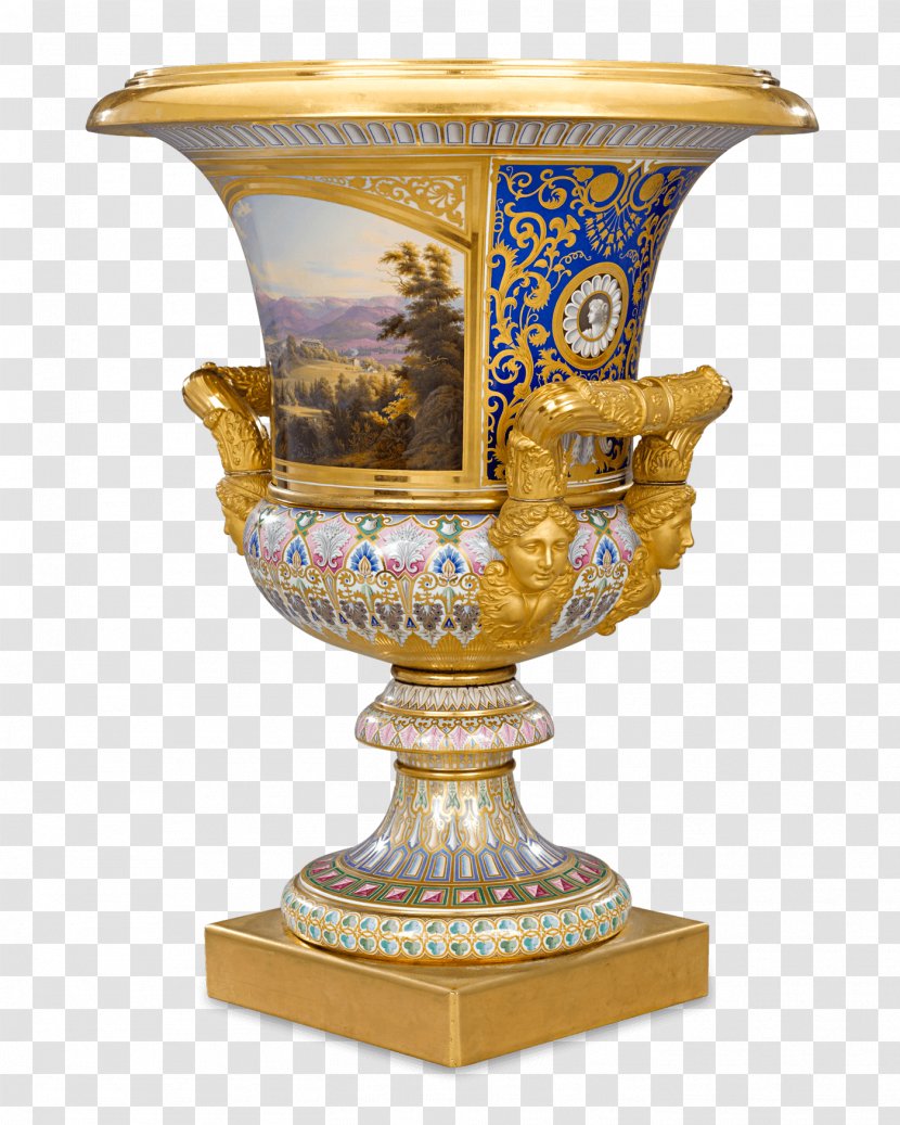 Vase Royal Porcelain Factory, Berlin Ceramic Krater - Factory Transparent PNG