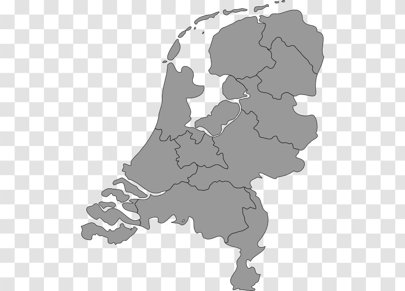 Netherlands Vector Map Royalty-free Clip Art Transparent PNG