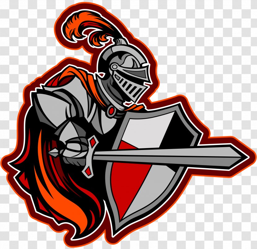 Knight Shield Sword Clip Art - Crest Transparent PNG