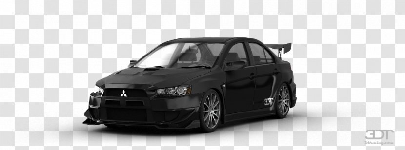 Alloy Wheel Mid-size Car Door Bumper - Fullsize - Mitsubishi Lancer Evolution Transparent PNG