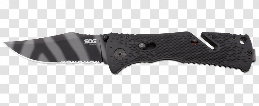 Hunting & Survival Knives Utility Throwing Knife Serrated Blade - Sog Specialty Tools Llc Transparent PNG