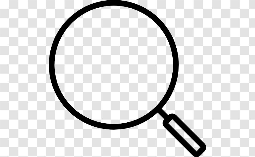 Zoom - Black And White - Magnifying Glass Transparent PNG