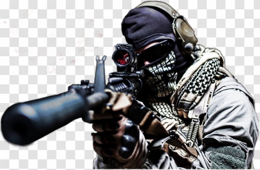 Call Of Duty: Ghosts Black Ops III Modern Warfare 2 Advanced - Air Gun - Ghost Renders Transparent PNG