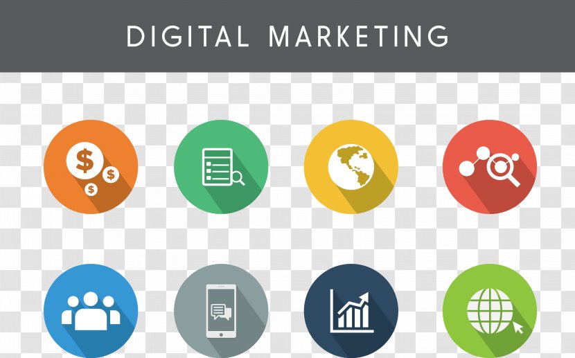 Digital Marketing Online Advertising - Technology - Color Element Transparent PNG