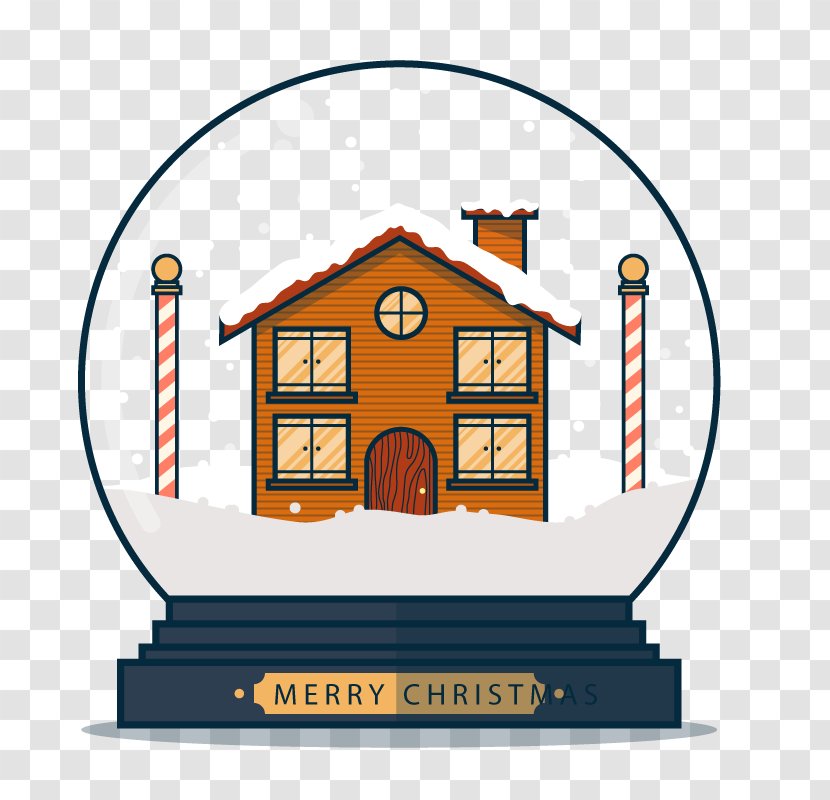 Crystal Ball Snow Globe - House Transparent PNG