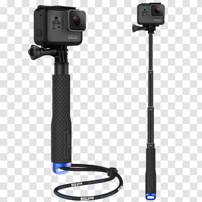 GoPro Hero 4 Selfie Stick Monopod Action Camera - Hardware Transparent PNG