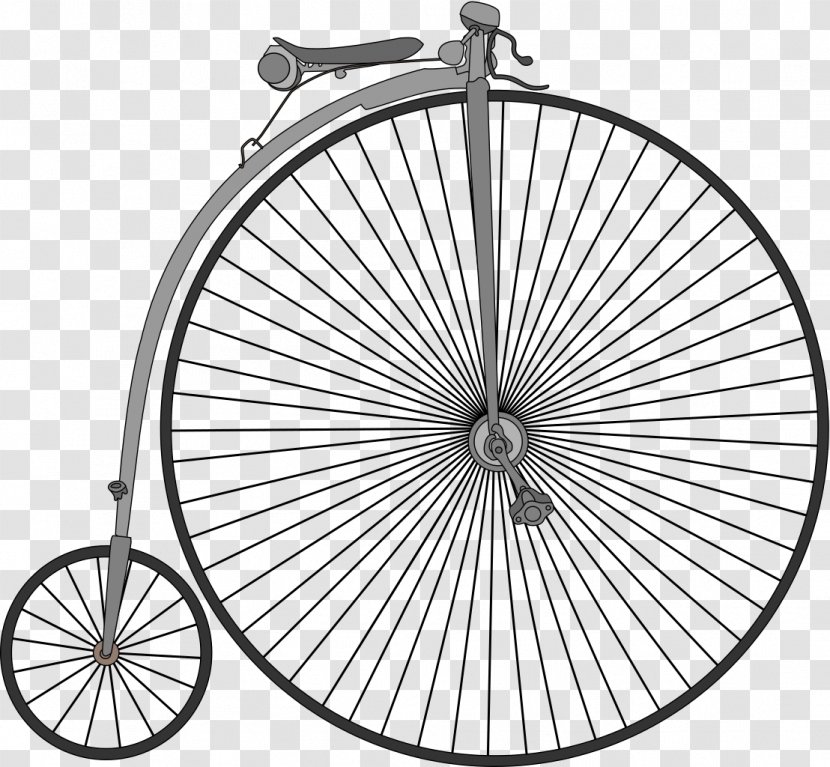 Penny-farthing Bicycle Cycling Stock Photography - Wheels - Vector Transparent PNG
