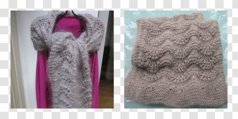 Pink M Wool Crochet Outerwear RTV - Toch Transparent PNG